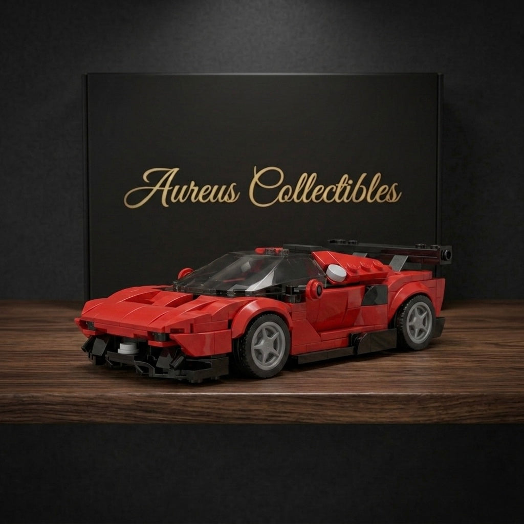 MOC Building Blocks Assembled Racing Boy Ferrari P80C