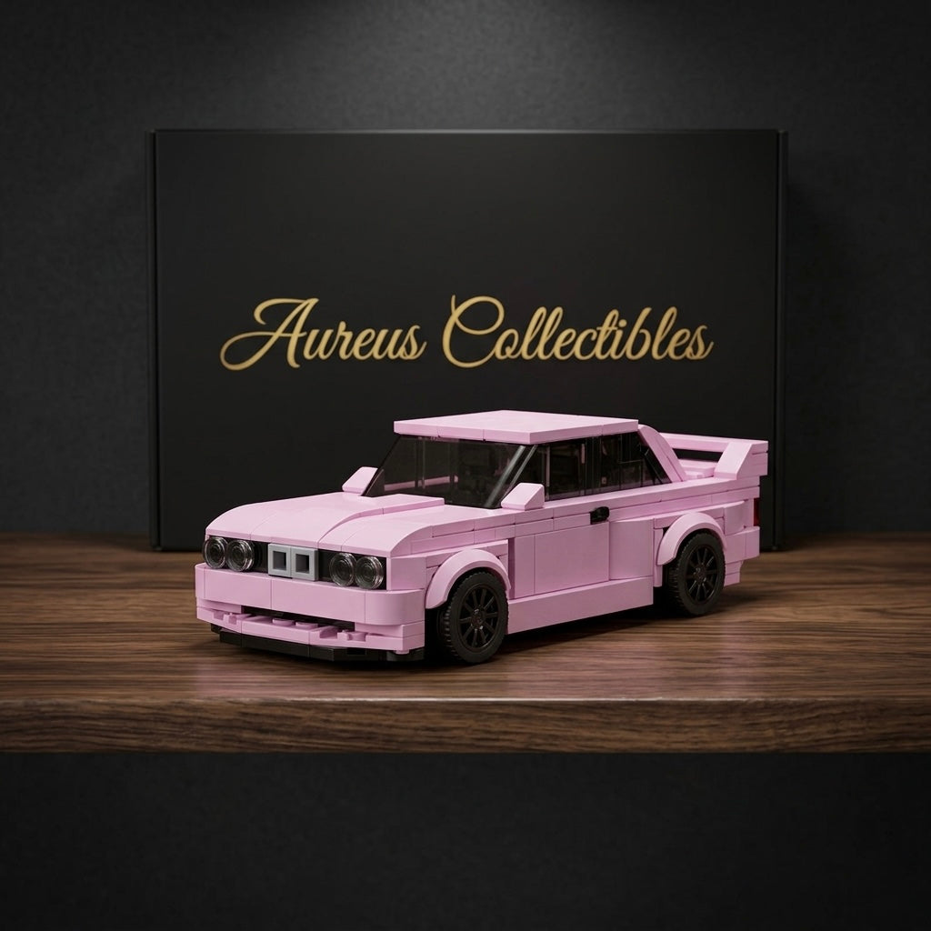 Racing E30 M3 Model Moc Small Particles Assembled Building Block Toys