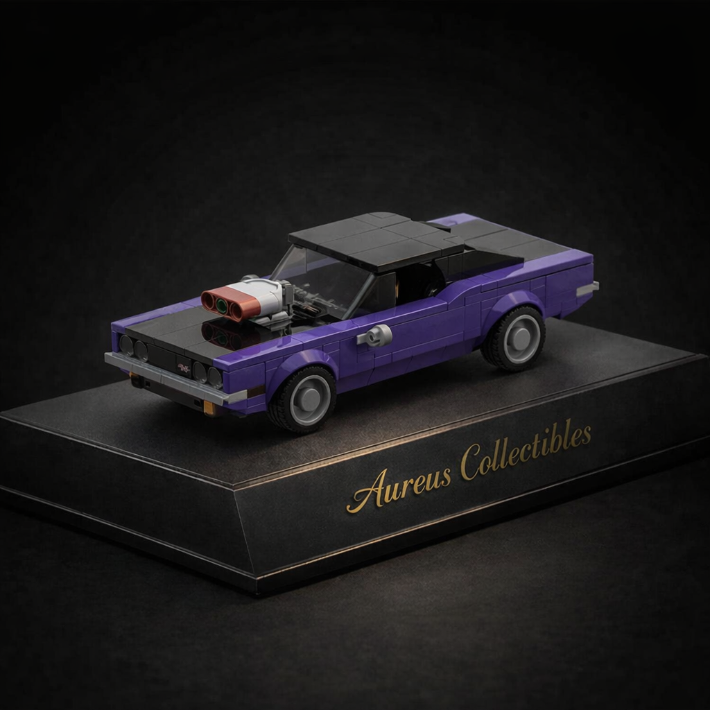 Building Blocks Assembling Building Blocks Creative Speed 8 Grid Car Series 1970 Dodge