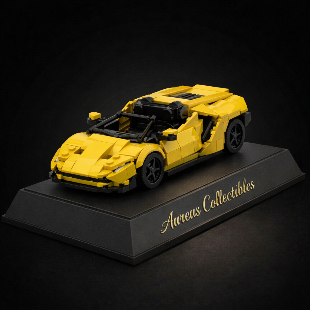 MOC Block Racing Speed8 Grid Yellow